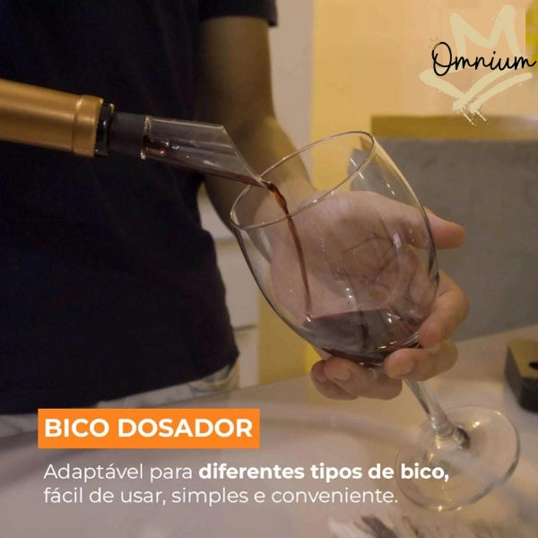 Abridor de Vinho Elétrico Omnium VinoEase™ + 3 brindes! - Omnium