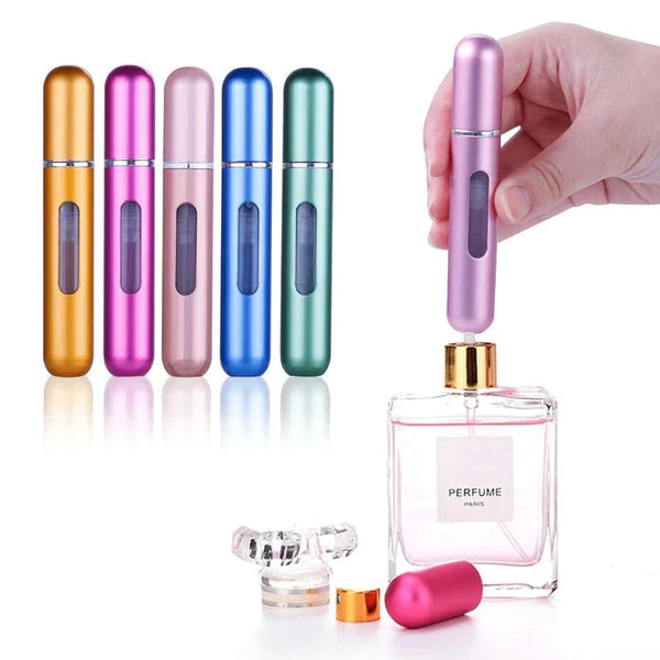 Porta Perfume Recargable Portátil en Spray de 5 ml"